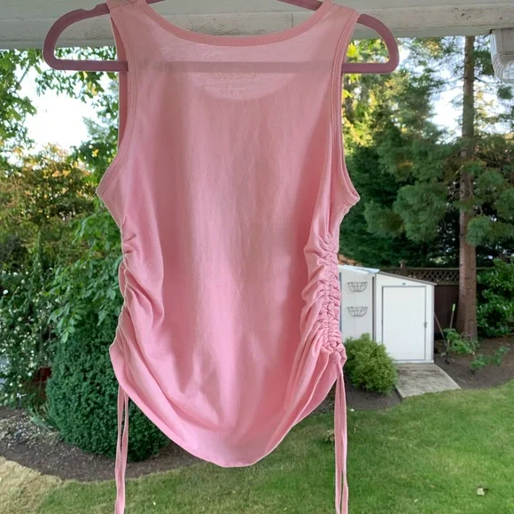 Coca Cola pink ruched tank top - Picture 9 of 9